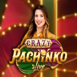 Official Live Casino logo: Crazy Pachinko by Evolution at Hurmio Casino