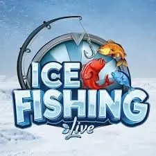Ice Fishing Live slot icon by Evolution, available at Hurmio Casino
