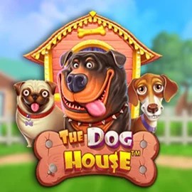 The Dog House slot logo by Pragmatic Play at Hurmio Casino