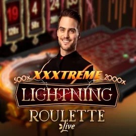 Official Live Casino logo: XXXtreme Lightning Roulette by Evolution at Hurmio Casino